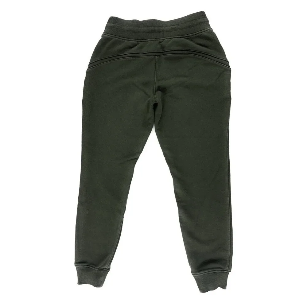 Lululemon Warm Down Jogger Sweat Pants Womens Sz 4 Athleisure Yoga Lounge Green - Picture 4 of 9